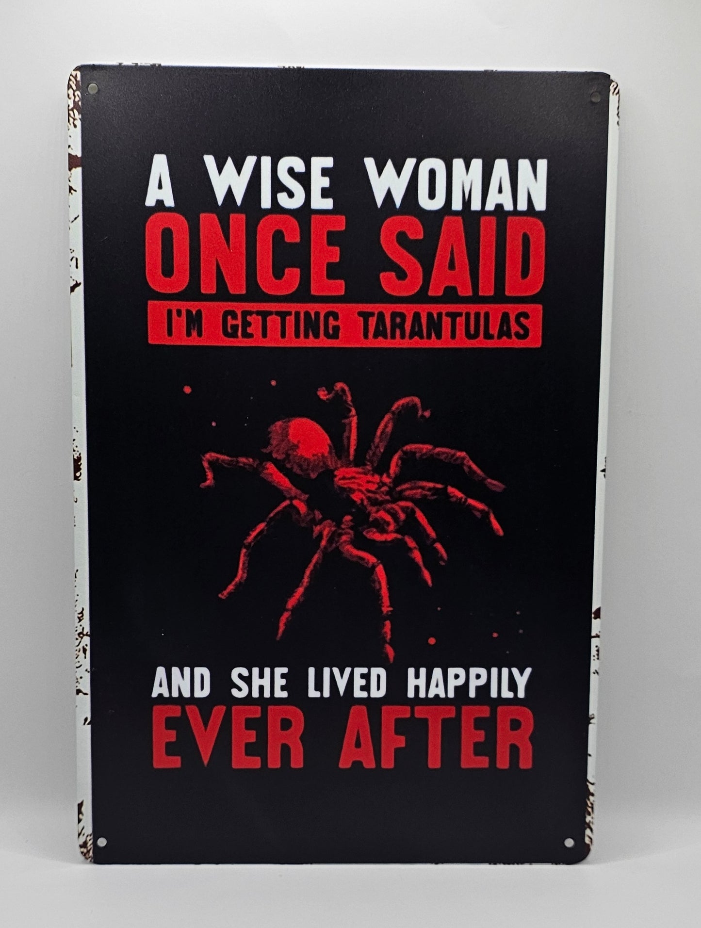 Spider Tin Signs (Multiple Styles!)