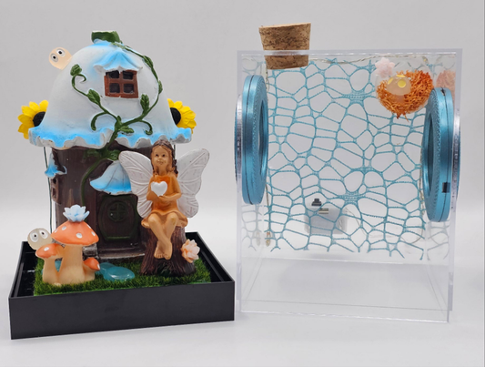 Blue Fairy Garden Enclosure