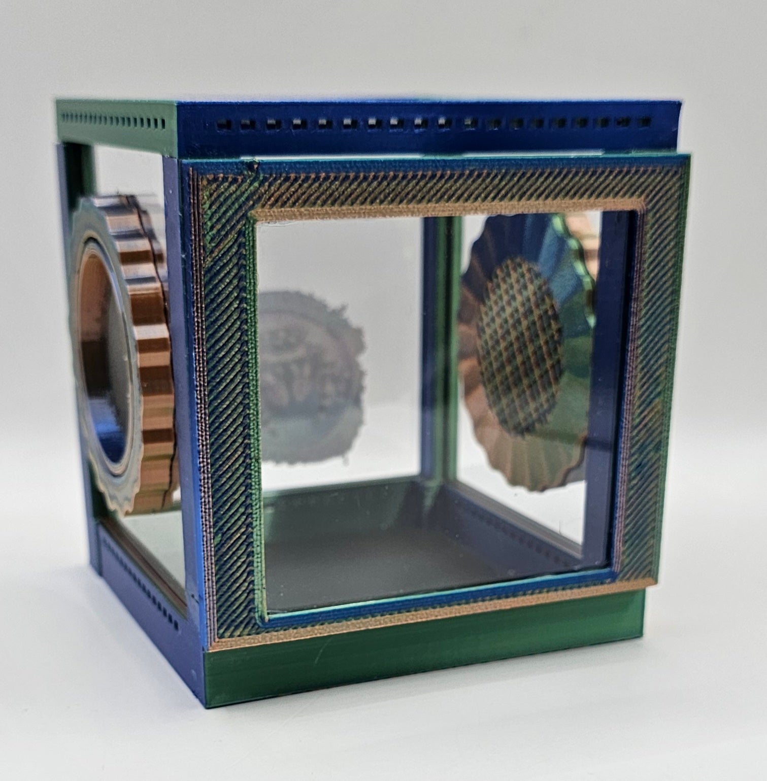 3d Printed Acrylic Jumping Spider Enclosure (Earth) 4