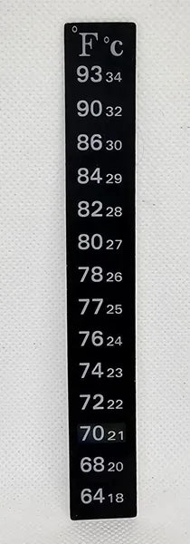 Thermometer Sticker Strip