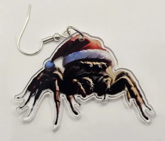 Santa Hat/Xmas Acrylic Jumper Earrings