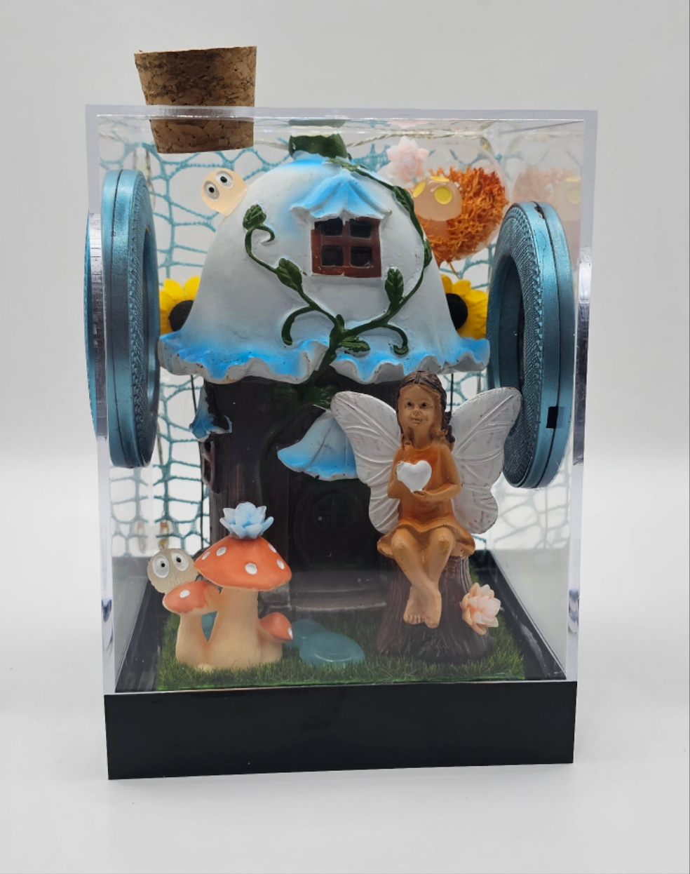Blue Fairy Garden Enclosure