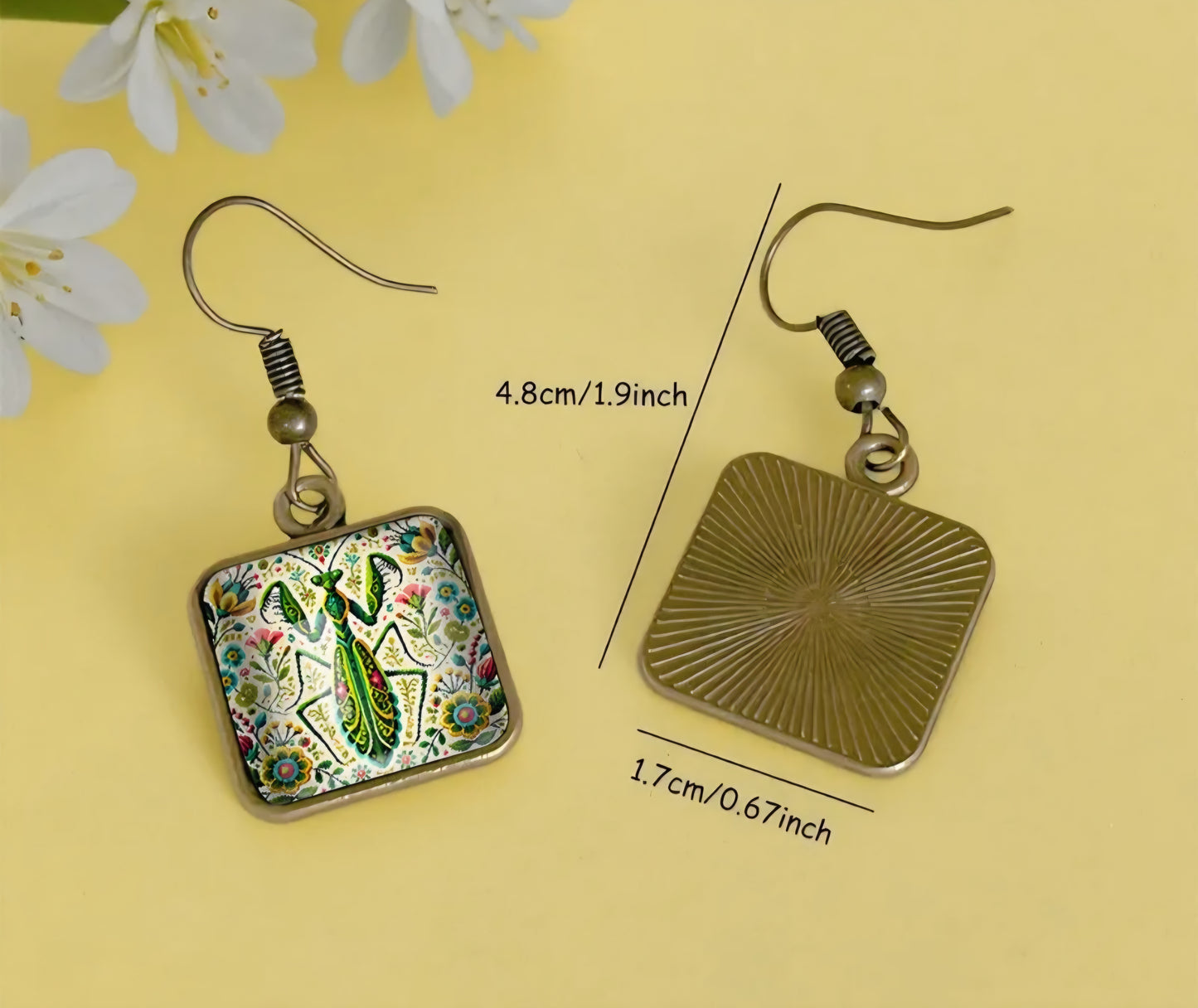 Praying Mantis Earrings
