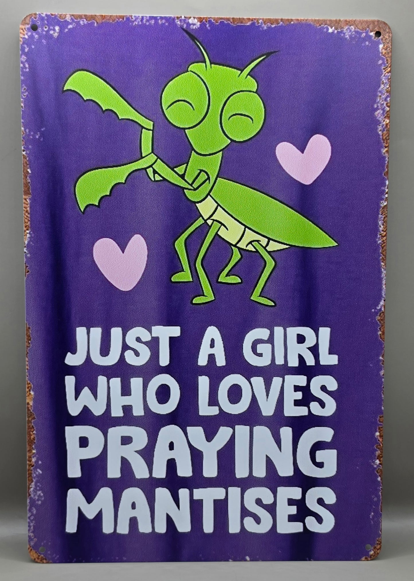 Funny Spider/Mantis Tin Signs (Multiple Styles!)
