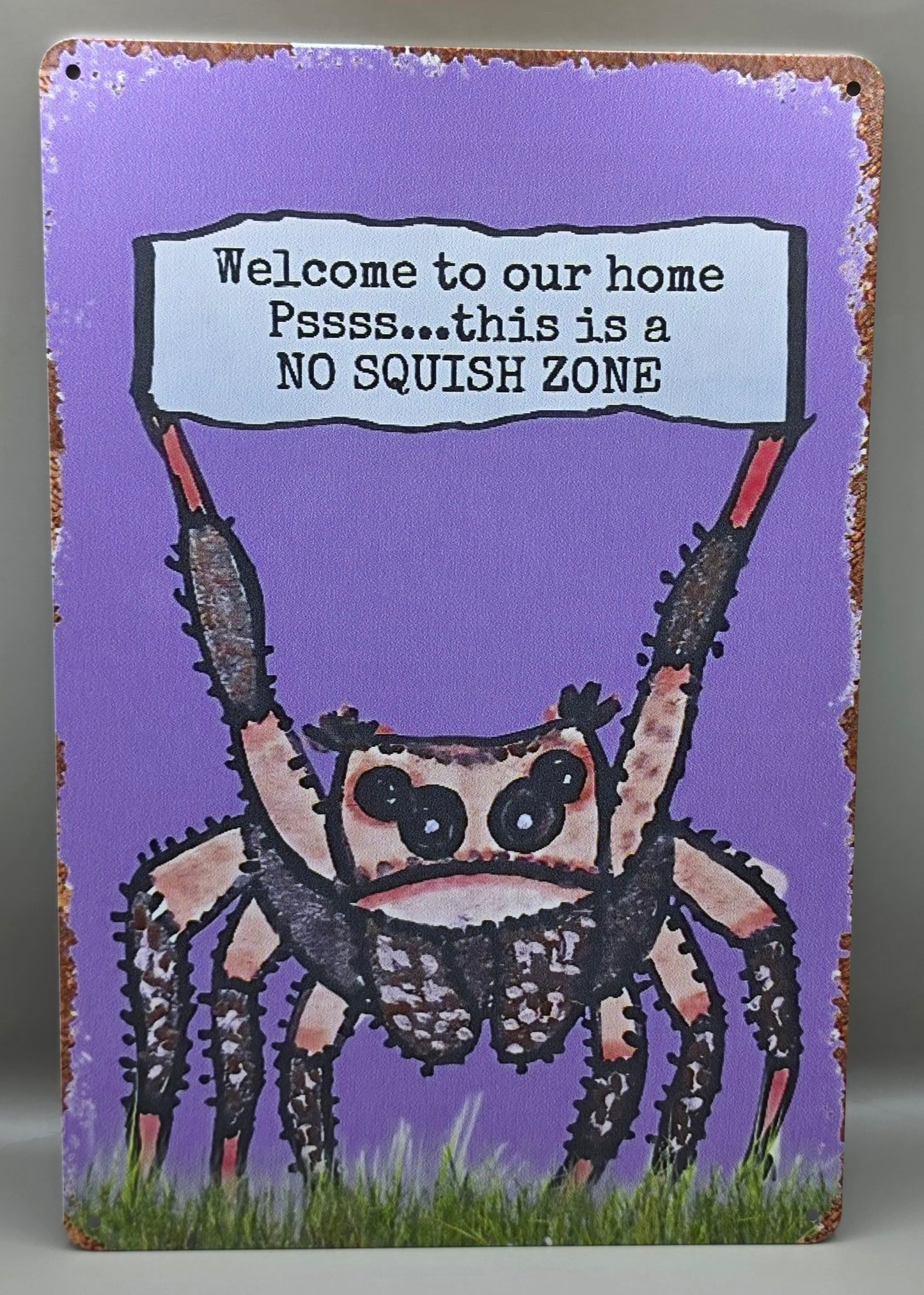 Funny Spider/Mantis Tin Signs (Multiple Styles!)