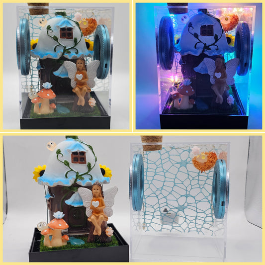 Blue Fairy Garden Enclosure