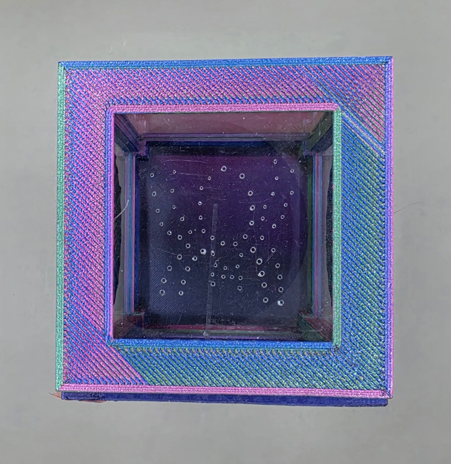 3d Printed Acrylic Jumping Spider Enclosure (Aurora) 4"x4"x6"