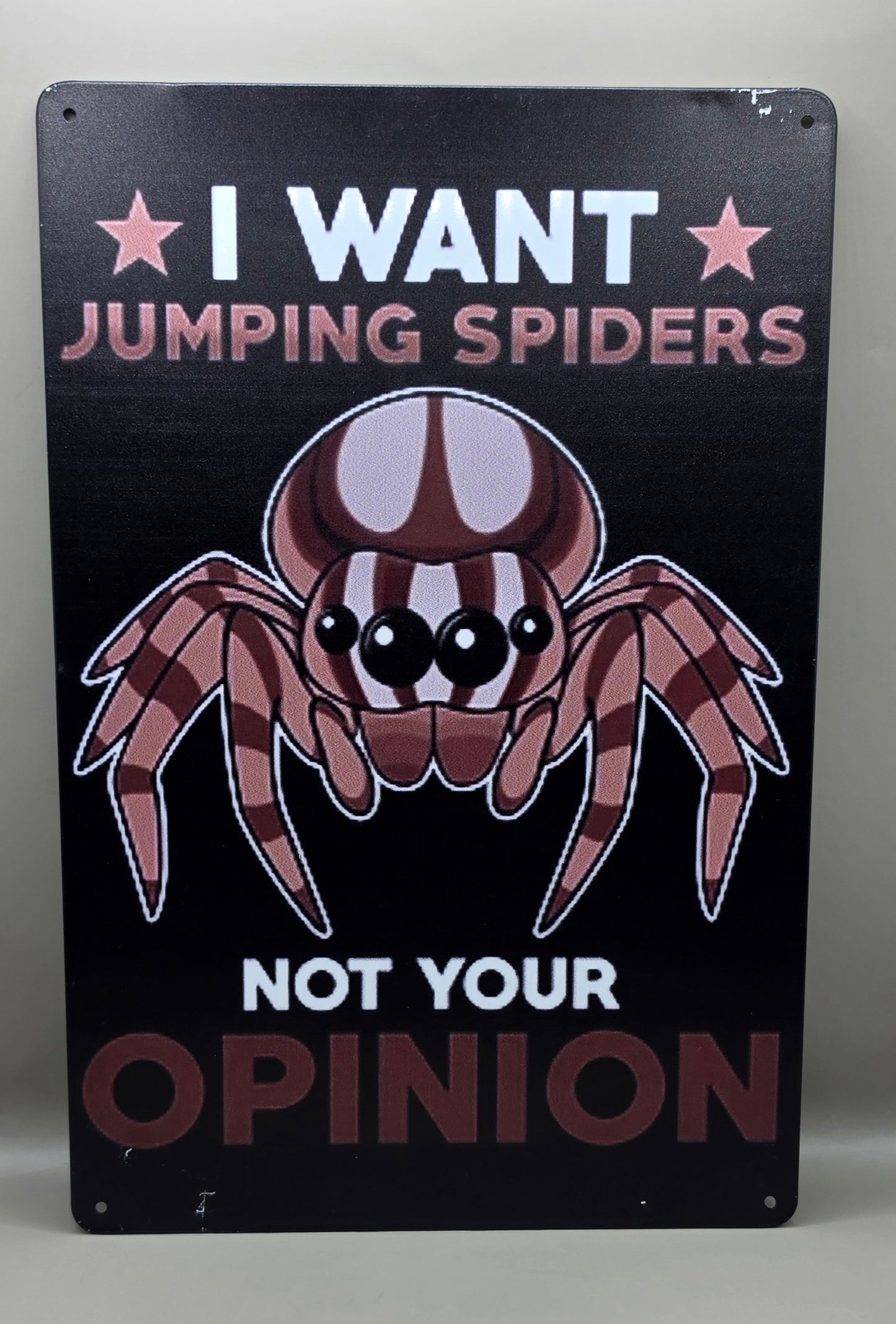 Funny Spider/Mantis Tin Signs (Multiple Styles!)