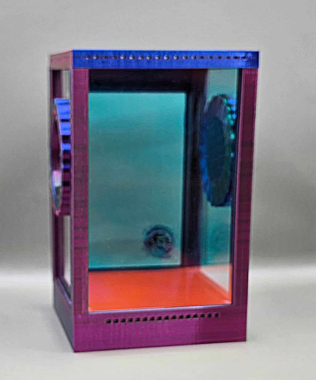 3d Printed Acrylic Jumping Spider Enclosure (Aurora) 4"x4"x6"