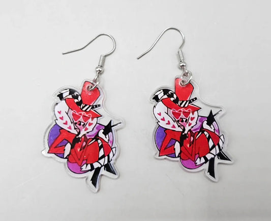 Valentino (Hazbin Hotel) Acrylic Earrings