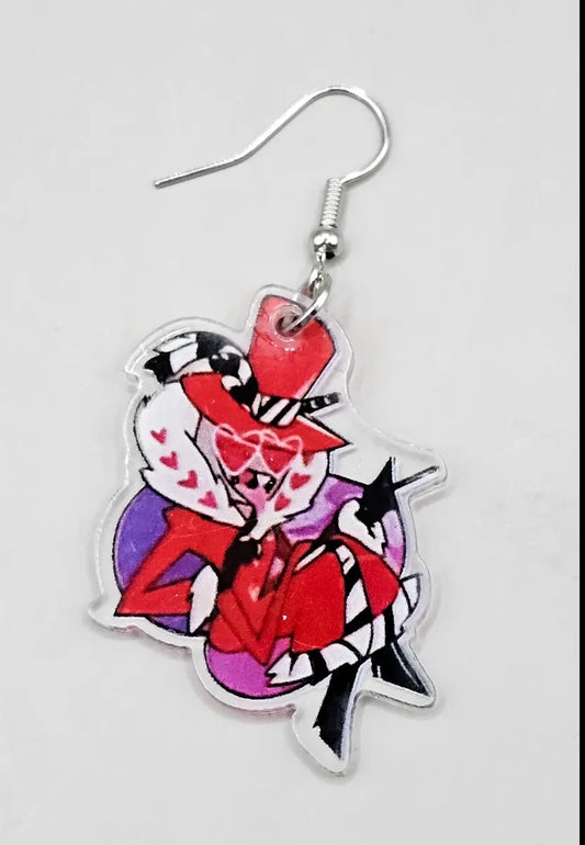 Valentino (Hazbin Hotel) Acrylic Earrings