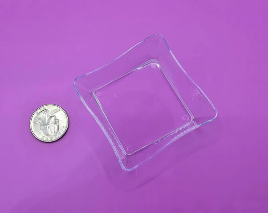 Shallow Clear Acrylic Spider Feeder/Waterer