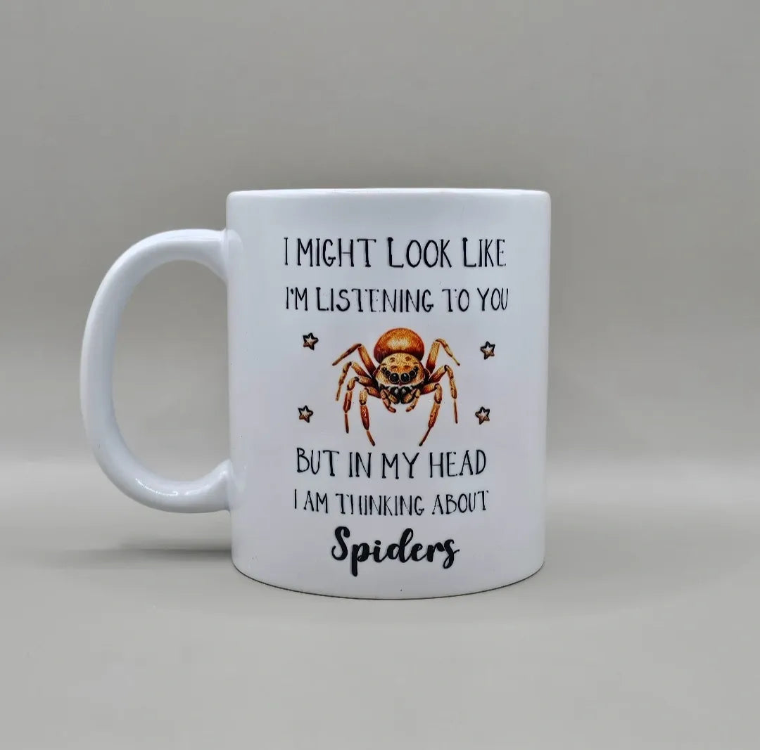 Thinking About Spiders 11oz Mug