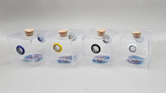 Mini 2" Vented Sling Cube Bottom Opening Enclosure (With Feeding Hole)