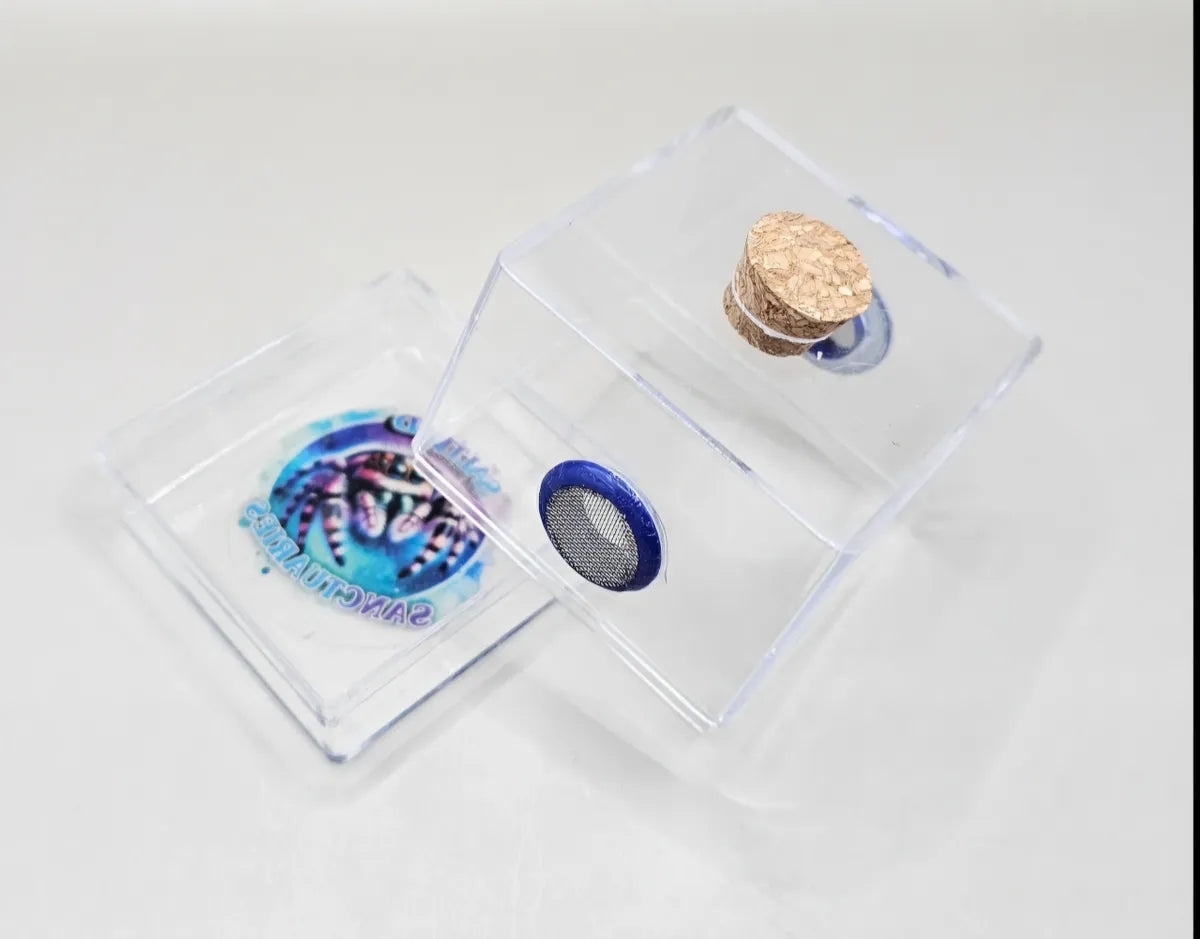 Mini 2" Vented Sling Cube Bottom Opening Enclosure (With Feeding Hole)