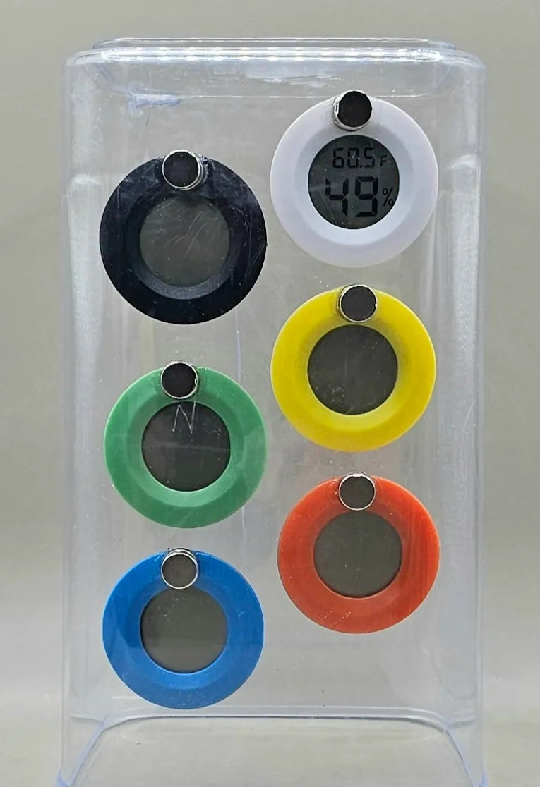 Mini Digital Thermometer/Hygrometer Combo (With Magnets)