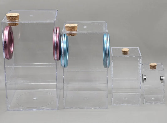 Acrylic Arboreal Mid Opening Enclosure (With Feeding Hole)