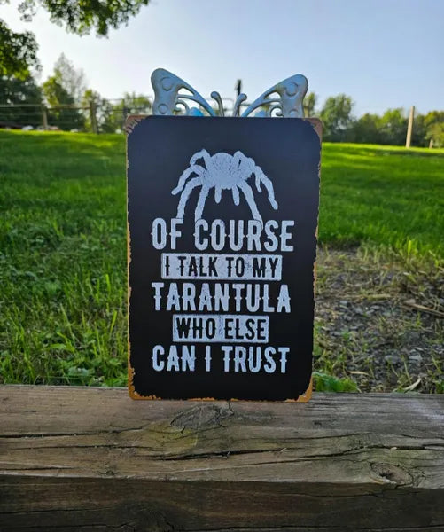 Spider Tin Signs (Multiple Styles!)