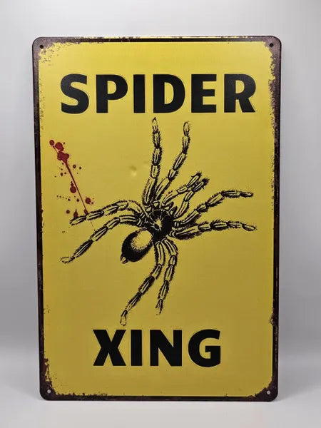 Spider Tin Signs (Multiple Styles!)
