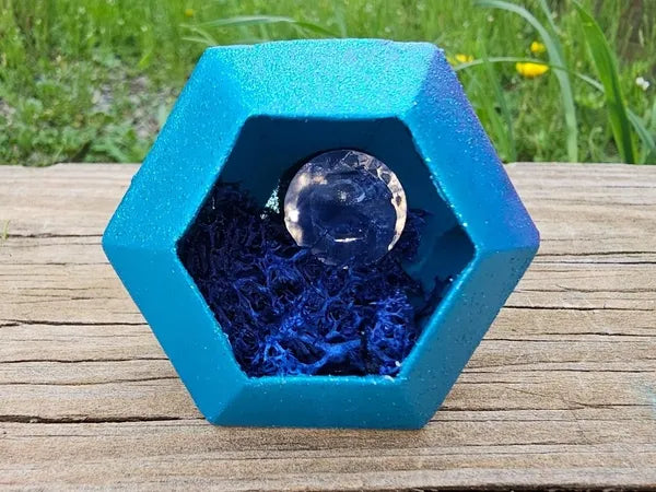 Glitter Gem Spider Hides (with or without decor)