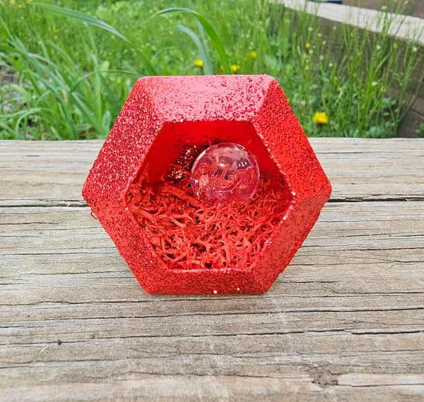 Glitter Gem Spider Hides (with or without decor)