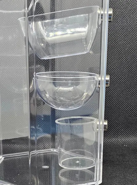 Clear Acrylic Magnetic Feeder Cups