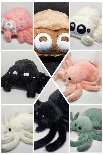 Jumping Spider & Widow Plush/Stuffy (Multiple Colors!)