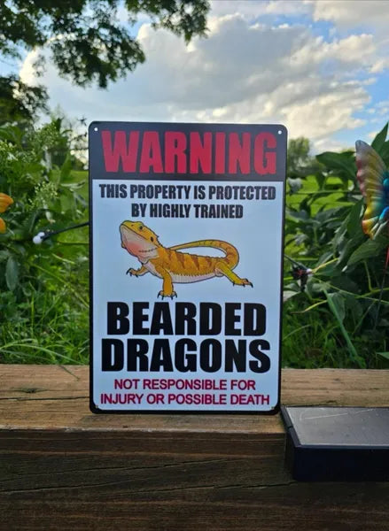 Funny Tin Signs (Amphibians & Reptiles)